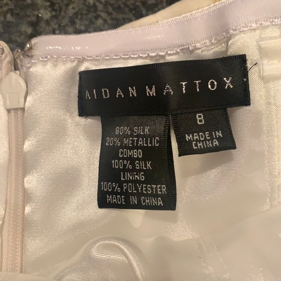 Aidan Mattox Strapless Gold Bubble Dress - Picture 6 of 9